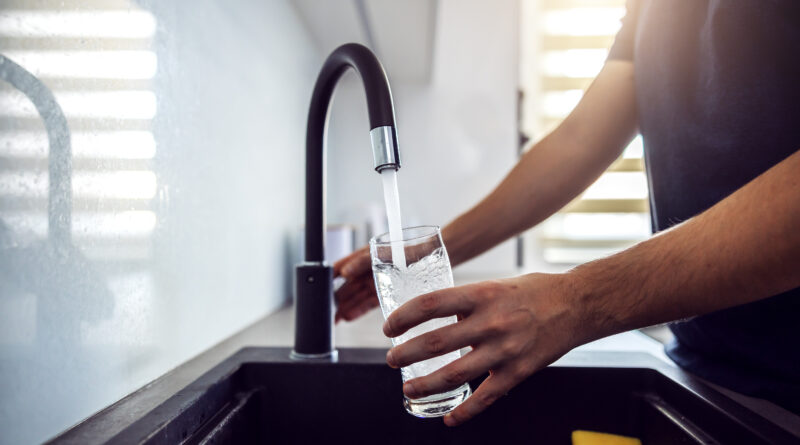 drinking water