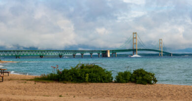 Mackinac Bridge, Great Lakes